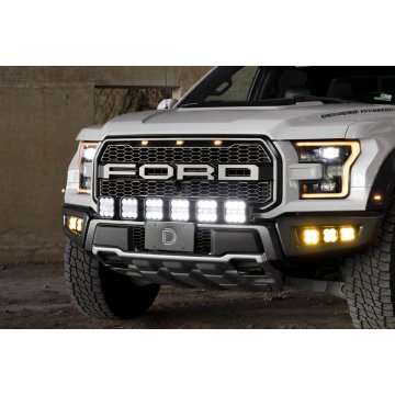 Diode Dynamics - SS5 Grille CrossLink Lightbar Kit for 2017-2020 Ford Raptor, Sport White Combo