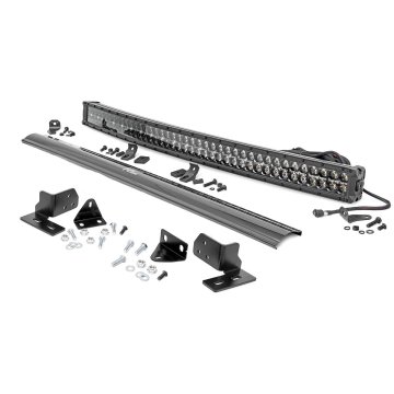 Led Light - Bumper Mount - 40" Black Dual Row - White Drl - Ford Super Duty (11-16)