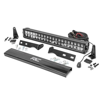 Led Light - Bumper Mount - 20" Black Dual Row - Jeep Grand Cherokee Wk2 (11-20)