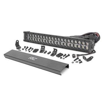 Black Series Led Light - 20 Inch - Dual Row - White Drl