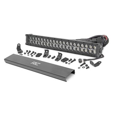 Black Series Led Light - 20 Inch - Dual Row - Amber Drl