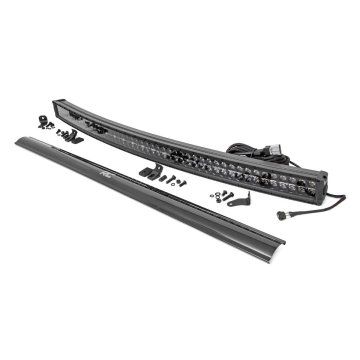 Black Series Led - 50 Inch Light- Curved Dual Row - White Drl