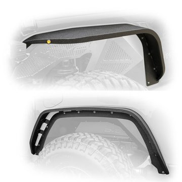 Jeep Jt Fender Flares; Slim; Front & Rear