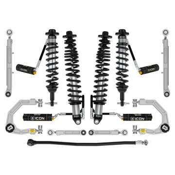 Icon 21-23 Bronco Non-sasquatch, 3-4" Lift Stage 7 Suspension System, Billet Uca