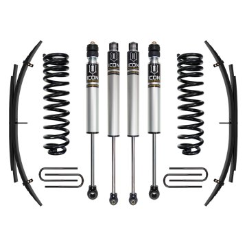 Icon 17-19 Ford F250/f350 4wd, 2.5" Lift, Stage 1 Suspension Sys W/ Leaf Spring