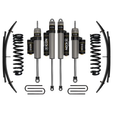 Icon 17-19 Ford F250/f350 4wd, 2.5" Lift, Stage 2 Suspension Sys W/ Leaf Spring