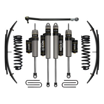 Icon 20-23 Ford F250/f350 4wd, 2.5" Lift, Stage 3 Suspension Sys W/ Leaf Spring