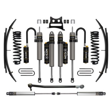 Icon 20-22 Ford F250/f350 4wd, 2.5" Lift, Stage 5 Suspension Sys W/ Leaf Spring