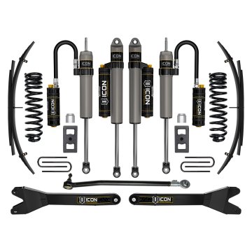 Icon 2023 Ford F-250/f-350 4wd, 2.5" Lift, Stage 4 Suspension System W/ Radius Arms And Expansion Packs