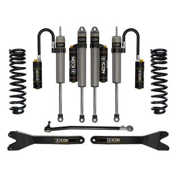 Icon 2023 Ford F-250/f-350 4wd, 2.5" Lift, Stage 4 Suspension System W/ Radius Arms