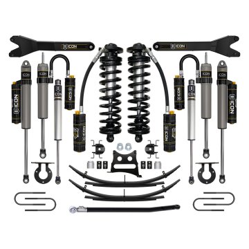 Icon 08-10 Ford F250/f350, 2.5-3" Lift, Stage 6 Coilover System W/ Leaf Springs