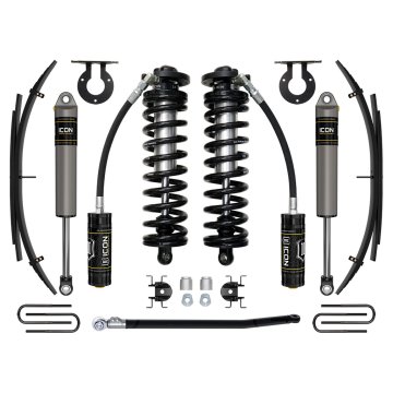 Icon 11-16 Ford F250/f350, 2.5-3" Lift, Stage 2 Coilover System W/ Leaf Springs