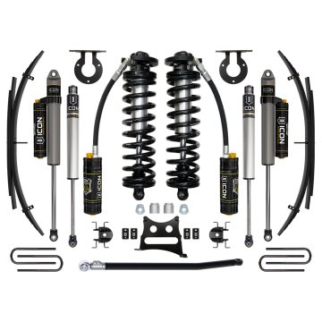 Icon 11-16 Ford F250/f350, 2.5-3" Lift, Stage 4 Coilover System W/ Leaf Springs