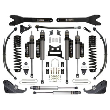 Icon 2017-2022 Ford F250/f350, 7" Lift, Stage 4 Suspension System, W/radius Arm