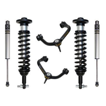 Icon 21-23 Ford F150 4wd, 0-2.75" Lift, Stage 2 Suspension System, Tubular Uca