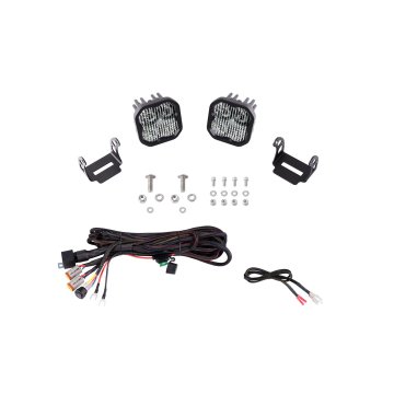 Diode Dynamics - SS3 LED Ditch Light Kit for 2021 Ford Bronco  Pro White Combo