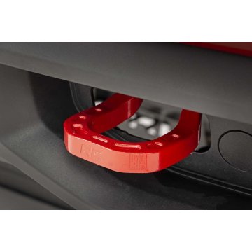 Tow Hooks - Forged - Red - Chevy Silverado 1500 2wd/4wd (2019-2022)