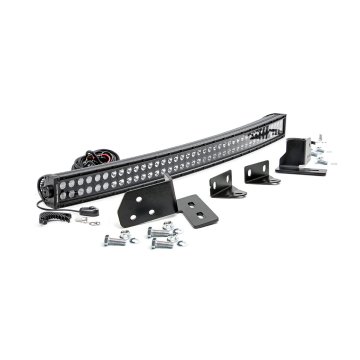 Led Light - Bumper Mount - 40" Black Dual Row - Ford Super Duty (11-16)