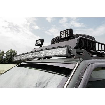 Led Light Mount - Upper Windshield - 50" Curved - Jeep Grand Cherokee Zj (93-98)