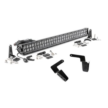 Led Light - Bumper Mount - 30" Black Dual Row - Toyota Fj Cruiser (07-14)